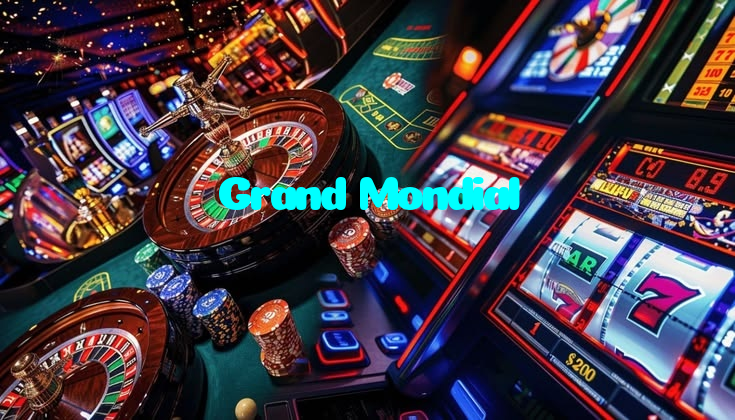 Grand Mondial casino presented on mobile device in Pakistan with slots and live games