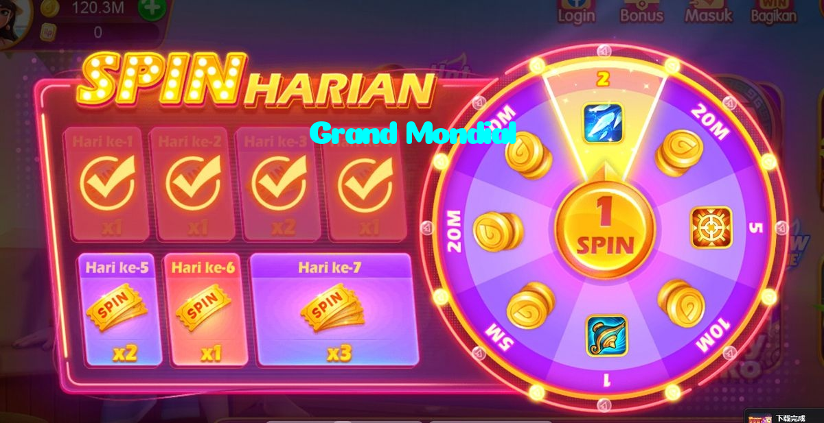 Grand Mondial casino presented on mobile device in Pakistan with slots and live games